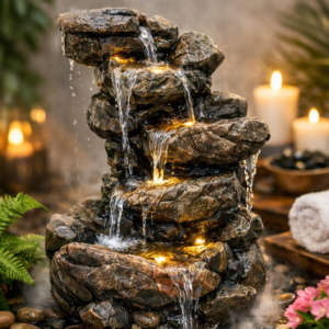 Fontän Naturlig Klippformation